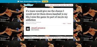 Illustration for article titled Jose Canseco Officially Entered The End Stages Of Desperation